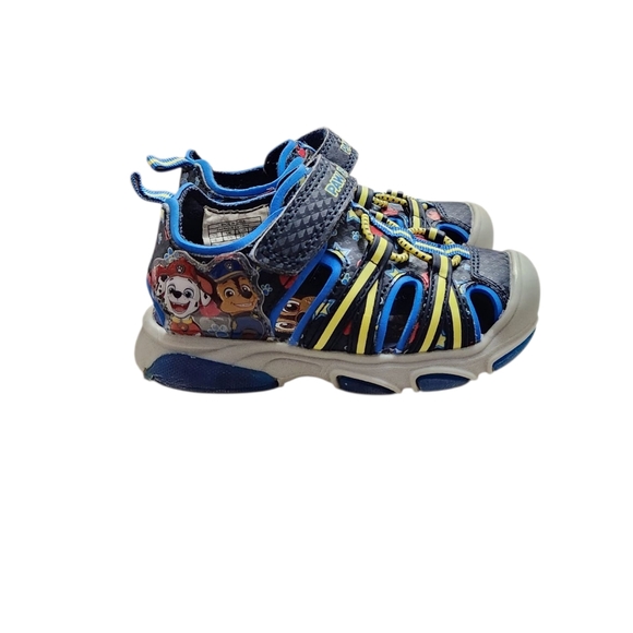 Nickelodeon Paw Patrol Sandals LED Light UP Chase Marshall Closed Toe Water Shoe - Picture 3 of 13